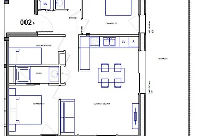 Wohnung im Kirchenviertel mit Terrasse