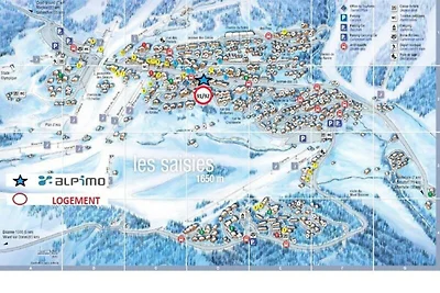 Apartment mit Balkon mit Blick auf den Mont...