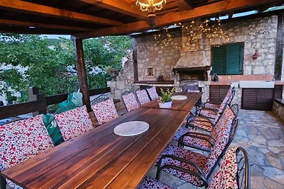 Authentic Dalmatian Hillside Escape with Pool...