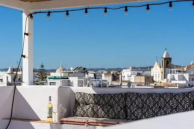 Wohnung in Olhão mit Panoramaterrasse