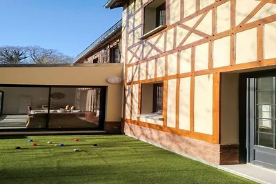 Herenhuis bij Somme-baai en Normandische kust