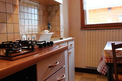 Wohnung im Dorf mit Blick auf die Pisten