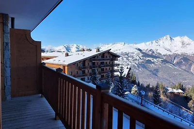 Apartment in Les Arcs mit Blick auf den Mont...