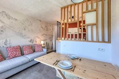 Appartement in Le Bettex met uitzicht op de M...