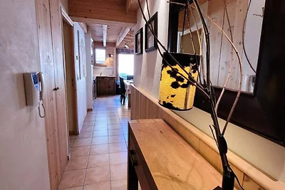 Wohnung im Dorf mit Blick auf die Skipiste