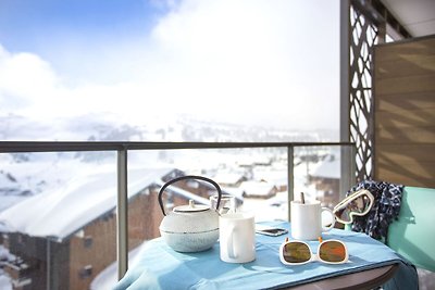 Modern apartment in authentic ski village les...