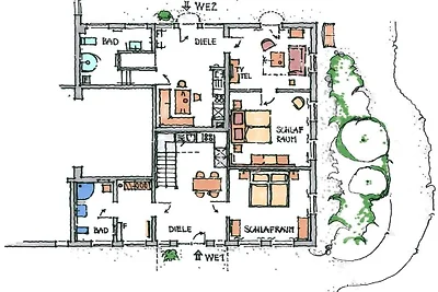 Ferienwohnung mit 1 Schlafzimmer