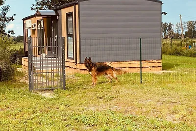 Ferienhaus in Nowe Warpno mit Garten