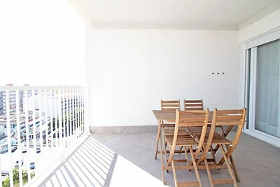 Appartement in Canet met uitzicht op zee