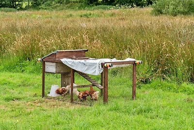 Glockenzelt in Devon mit Naturblick