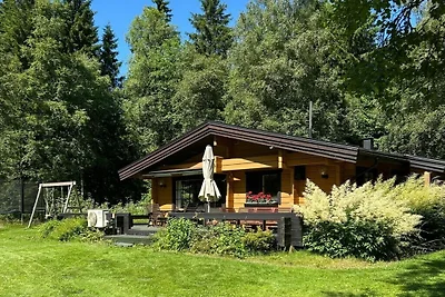 Blockhütte in Alleinlage