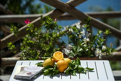Villa a Praiano con giardino vista mare