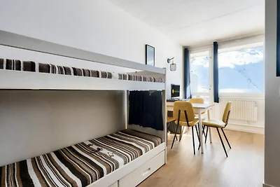 Apartment in La Mongie mit Zugang zu den...