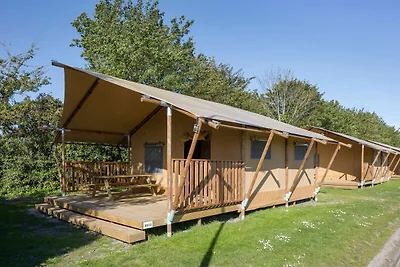 Schönes Safarizelt mit Badezimmer im...