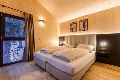 Chalet superior con sauna y jacuzzi.