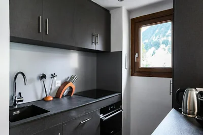 Wohnung in Moriond mit Bergblick