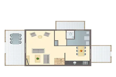 Bungalow in Zuytland Buiten mit...