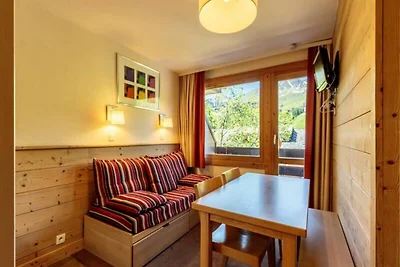 Wohnung in Plagne 1800 mit Bergblick