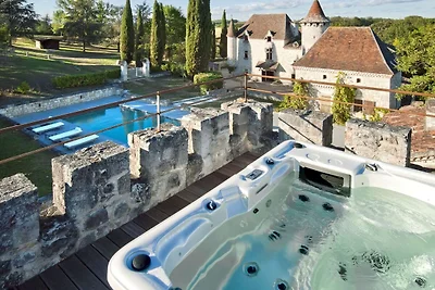 Autentico castello vicino ad Agen con sauna