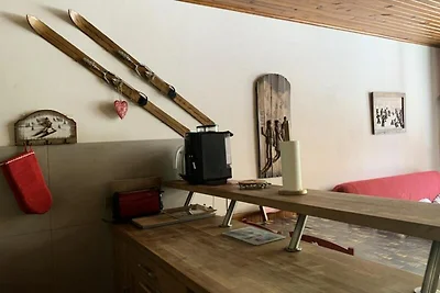 Wohnung in Pra-Loup mit Pistenblick