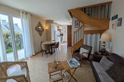 Ferienhaus in Plouneour-Trez mit Meerblick