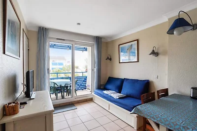 Marineblaue Residenz mit zwei Zimmern