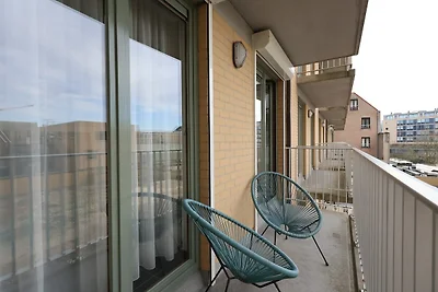 Appartement met 2 kamers en balkon