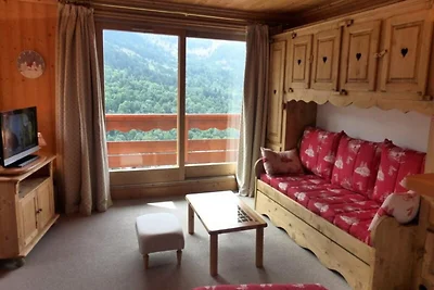 Apartment in Méribel mit Blick auf das Tal