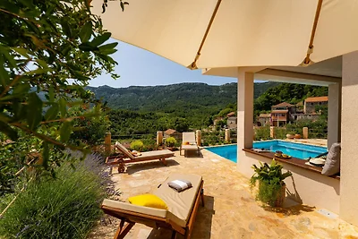 Ruhiger Rückzugsort mit Meerblick auf Insel...