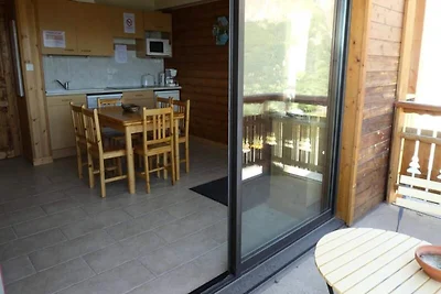 Appartement in Réallon bij Sneeuwfront