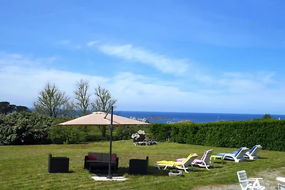 Panorama-Meerblick-Refugium in der Bretagne
