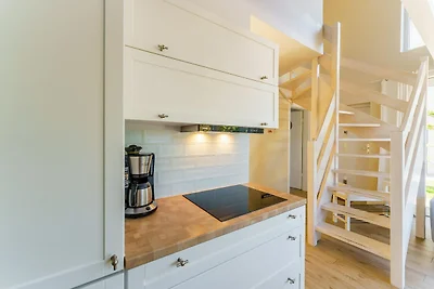 Ferienhaus mit privater Sauna, in Strandnähe