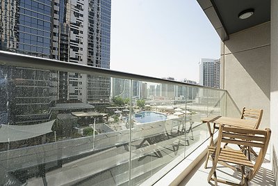 Heldere 2BR bij winkelcentrum/Burj Khalifa