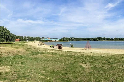 Holzbungalow mit Spülmaschine, 3 km.