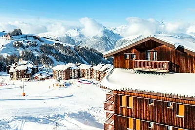 Apartamento en Plagne, cerca de las pistas de...