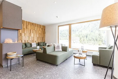 Schöne Lodge mit Balkon