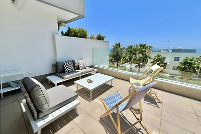 Apartment in Cabopino mit Meerblick