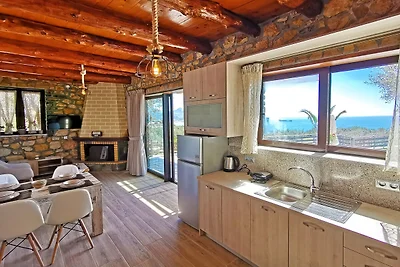 Cottage in Plakias met zwembad en uitzicht