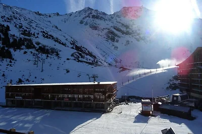 Apartment in Arc mit Blick auf die Skipiste