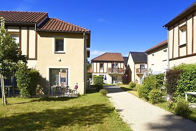 Buntes Haus in einer schlossreichen Umgebung