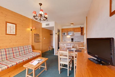 Apartment in Les Deux Alpes mit Balkon