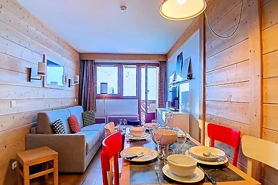 Wohnung in Les Menuires mit Bergblick