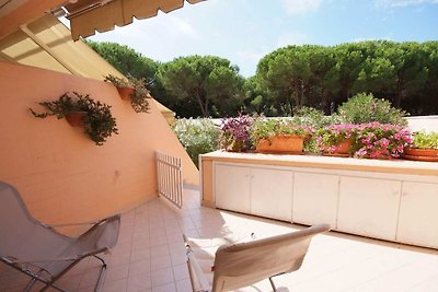 Enticing apartment in Punta Ala with private...