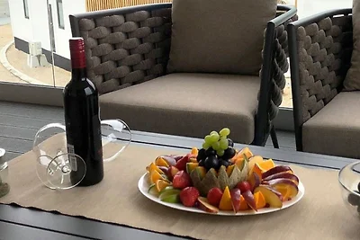Mobilheim mit privater überdachter Terrasse