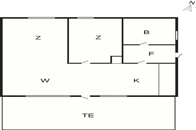 5 Personen Ferienhaus in Nexø-By Traum