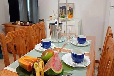 Appartement aan het strand in Cascajos voor 3