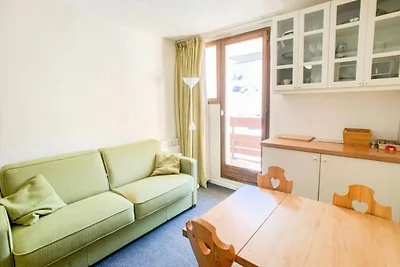 Helles Studio mit Balkon · Ski-in/Ski-out