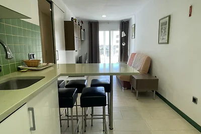 Appartement aan strand L'Estartit met zwembad