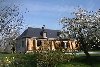 Charakteristisches Haus mit beheiztem Pool