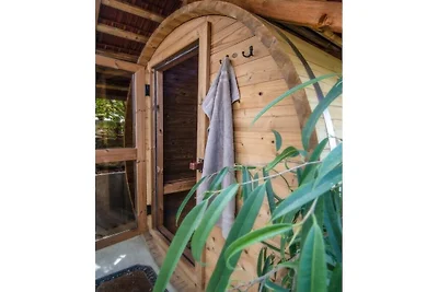 Hütte in Zachenberg mit Schwimmbecken